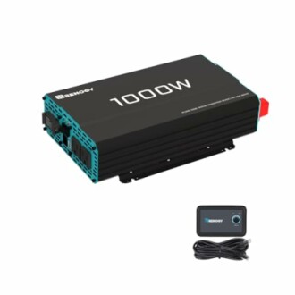 Renogy 1000W power inverter with remote controller.