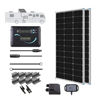 Renogy 200 Watts Monocrystalline RV Solar Panel Kit